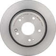 thumbnail image 3 of Brembo KT00A42; Brake Kit; Ceramic Brake Pads; 282 Millimeter UV Coated Solid Cast Iron One Piece Rotor; With Rotors/ Pads/ Shims/ Mounting Hardware, 3 of 3