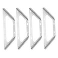 thumbnail image 4 of MERRYHAPY 4pcs Wall Mounting Cupboards Hanger Triangular Support Frame Stainless Steel for DIY Enthusiasts, 4 of 8