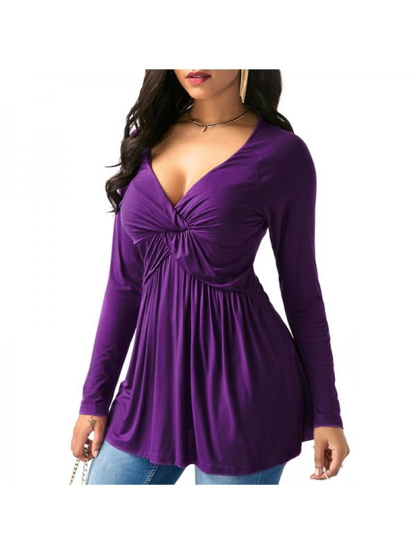 plus size deep v neck