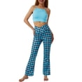 thumbnail image 1 of Women's Bootcut Yoga Pants Crossover High Waisted Workout Leggings Stretch Through Tummy Control Flare Pants, 1 of 6