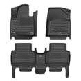 thumbnail image 1 of TuxMat - For Hyundai Santa Fe 2021-2023 Models - Custom Car Mats - Maximum Coverage, All Weather, Laser Measured - This Full Set Includes 1st and 2nd Rows, 1 of 10
