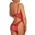 thumbnail image 2 of Gibobby Lencería sexy para mujer Lencería Atracción Perspectiva Mujer Con Plata Sexo Encaje Ropa interior Íntimos(Vino rojo G), 2 of 5