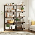 thumbnail image 4 of Costway Multipurpose Open Bookcase Industrial Shelf Display Rack Storage Organizer, 4 of 9
