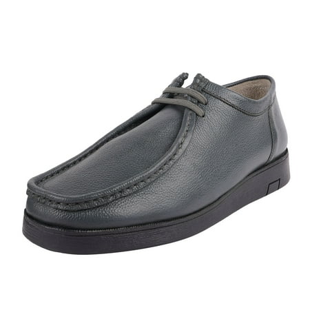 

Hamara Joe Mens Leather Chukka Casual shoes Black