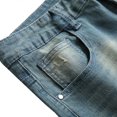 thumbnail image 6 of Men Casual Straight Loose Fit Comfort Jeans Men's Slim Fit Jeans Denim Pants Streetwear Mens Fashion Skinny Jeans Bootcut Jeans for Men , L&Light Blue, 6 of 8