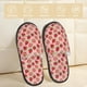 thumbnail image 2 of Fotbe Strawberries Pantuflas Peludas para Mujer con Estampado, Zapatillas de Peluche, Zapatos de Invierno para Casa, Uso Interior y Exterior-Medium, 2 of 8
