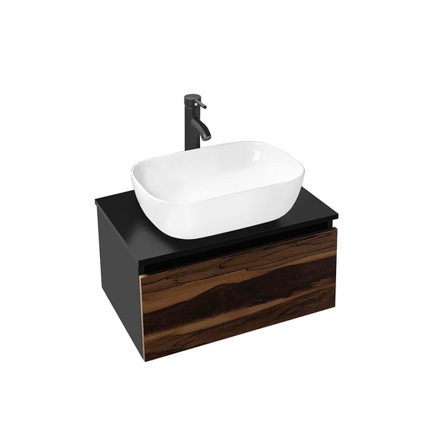 Esatto Mueble moderno flotante para baño con luz Antara