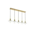 thumbnail image 5 of Modern Living Room Kitchen Bedroom Waltz 5 Light Brass Pendant, 5 of 7