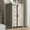 Gray, variant on Merluxy Farmhouse Sideboard Buffet Cabinet with 5 Drawers & Sliding Barn Door for Living Room, White