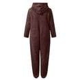 thumbnail image 5 of REDARER Girls Bear Ear Romper Long Sleeve Pajama, Soft Grip Soles Jumpsuit for Toddler Kids Sleep and Play,3-4 Years, 5 of 5