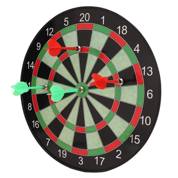 Yajisi Magnetic Dart Board Safety Set Indoor Outdoor Dart Games for Kids with 4pcs Magnetic Darts 11.4 inches / 28.9 cm
