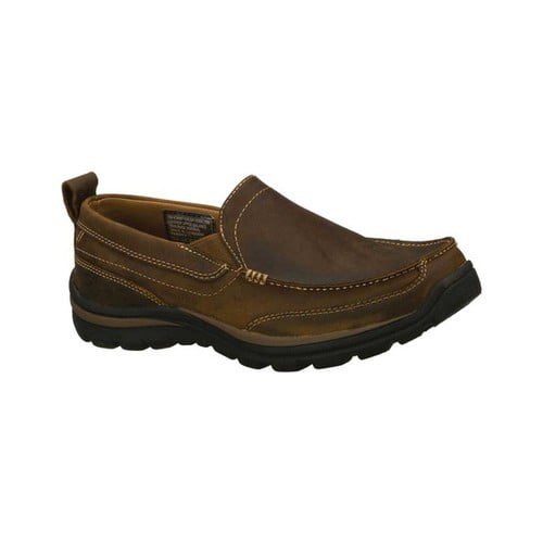 skechers relaxed fit gains men's loafers