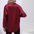 thumbnail image 6 of SEMPAI Blouses & Tops Women Tops Long Sleeve Round Neck Tops for Women Hoodies for Women Tailored Fit Wal&mart Deals Trendy Solid Oversized Blouses for Womens Tops for Women, 6 of 6