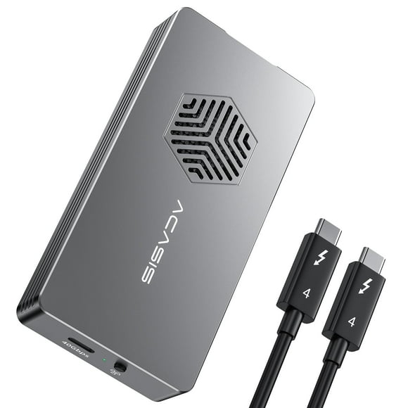 ACASIS 40Gbps M.2 NVMe SSD Enclosure with Cooling Fan, Tool Free Installation, TBU 401 Pro for M1 M2 Pro/Max, Compatible with USB4/3.2/3.1/3.0/2.0, Support SSD Size 2280