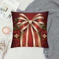 thumbnail image 2 of Nawypu Christmas Tree Bell Throw Pillow Covers  Xmas Gifts Holly Decorative Pillowcase Cushion Covers Soft Pillow Cases for Sofa Couch Bed Car Bedroom Winter New Year Decor, 2 of 5