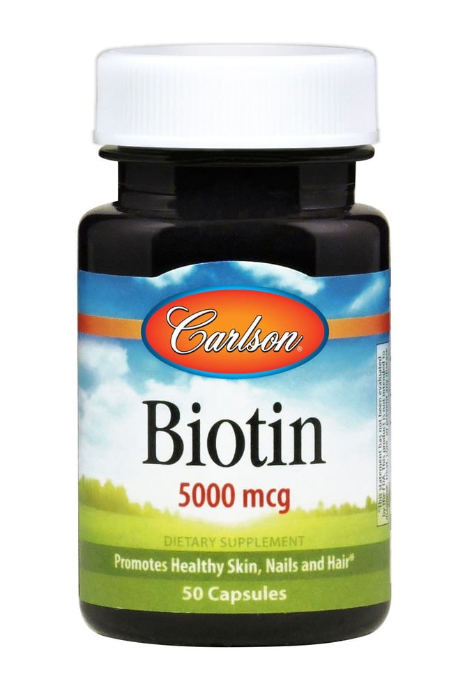 Carlson Labs - Biotin 5000 mcg. - 50 Capsules