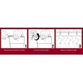 thumbnail image 2 of Haute Decor Red and Black Buffalo Check HangRight® Christmas Stocking, 2 of 6