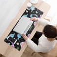 thumbnail image 3 of Long Mouse Pads for Desk,Black Cartoon Dinosaurs Eggs Stars Desk Mats on Top Of Desks, Desk Mouse Pad Extra Large with 3mm Non-Slip Base and Stitched Edge for Gaming,Work,Home 31.5"x11.8", 3 of 5