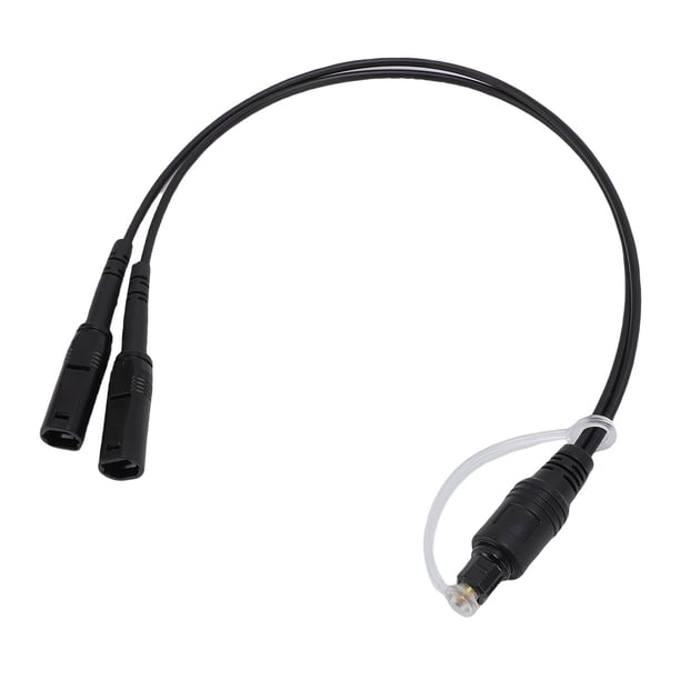Cable De Audio De Fibra óptica 1 En 2 Salida Macho A Hembra SPDIF Cable De Conexión Divisor De Fibra óptica Para Amplificador De Potencia Digital Estéreo
