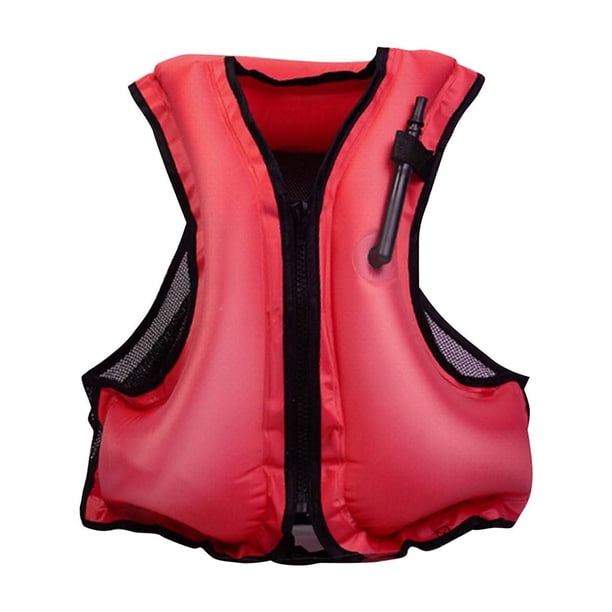 Chaleco salvavidas, chaleco de flotabilidad, chaleco de natación salvavidas para pesca a la deriva con bot reforzado, estilo universal para adultos y niños