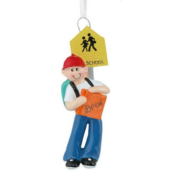 School Boy Ornament