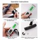 thumbnail image 5 of LCD Digital Hanging Scale Luggage Suitcase Baggage Weight Scales with Belt for Electronic Weight Tool 50Kg/110Lb, Black, 5 of 5