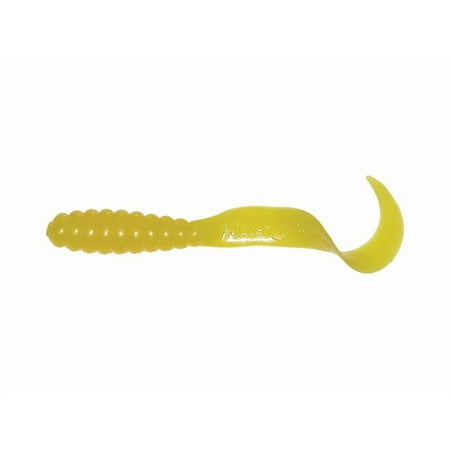 Mister Twister Meeny Curly Tail 3 Grub Yellow 20PK