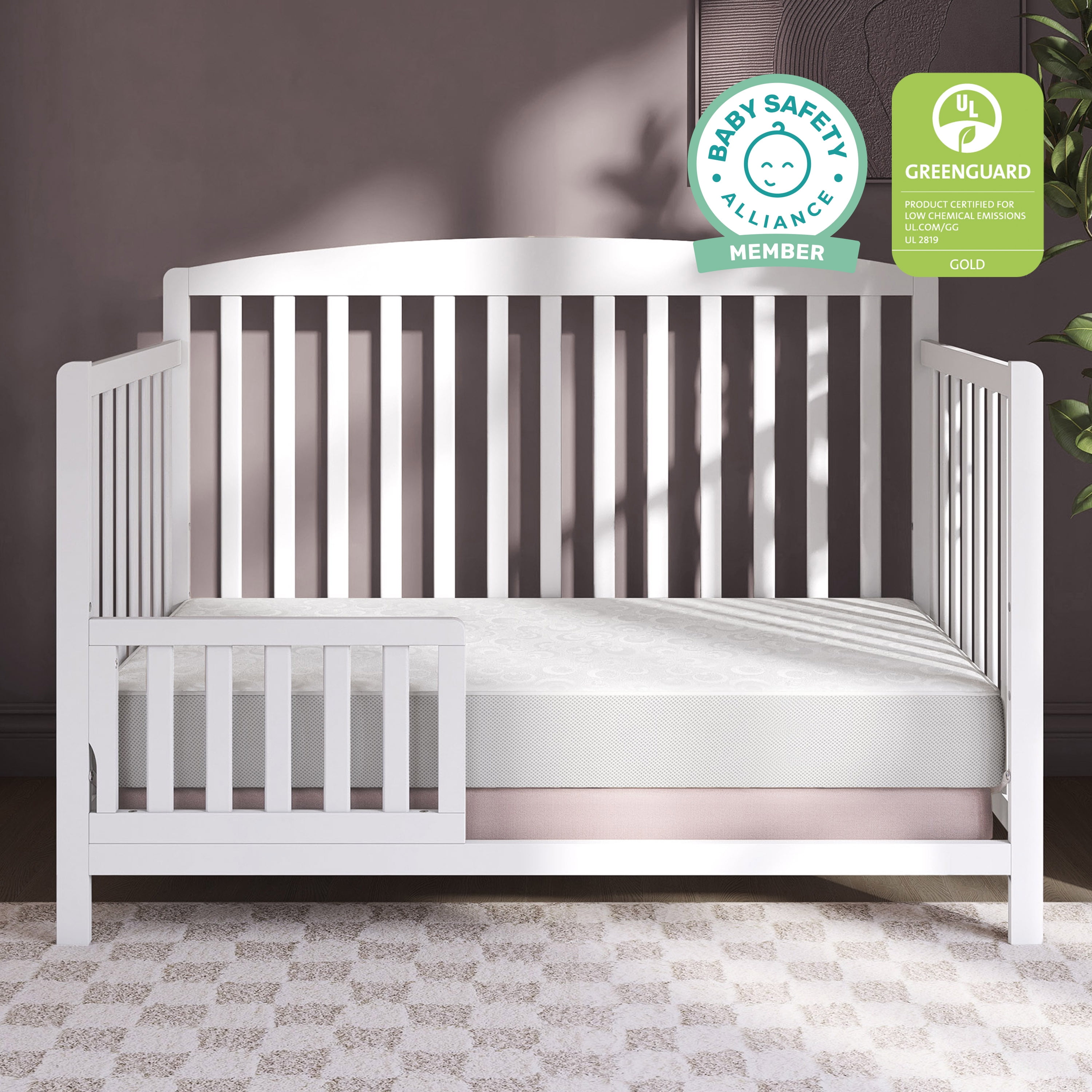 Dream on Me 2-in-1 Breathable 150 Ultra Coil Crib & Toddler Innerspring Mattress