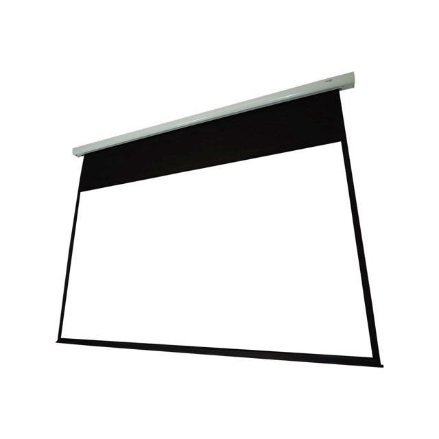 EluneVision Luna Digital Display Format - Projection screen - ceiling mountable, wall mountable - motorized - 110 V - 123" (122.8 in) - 16:10 - Cinema White - white
