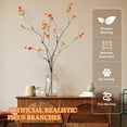 thumbnail image 4 of Sanmadrola 2 Pcs Fall Stems Artificial Ficus Branches 38 Inch Faux Eucalyptus Stems Fall Decor Fake Leaves Fall Decorations for Home Autumn Table Decor Fall Branches for Vase Filler, 4 of 8