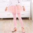thumbnail image 5 of EnJoCho Girls 2 In 1 Skirted Leggings High Waist Color Stretchy Pants Cute Skirt Overlay Bottoms Designed For Daily Casual Wear Stage Performance Kids Dressy Outfit, 5 of 6