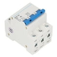 thumbnail image 2 of 3P Circuit Breaker, Pa66 Modular Construction Flame Retardant 400V DIN Rail Mount Circuit Breaker  For Electrical Systems, 2 of 8