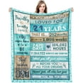 thumbnail image 1 of LHSHID 21 Year Old Boy Girl Happy Birthday Flannel Blanket Gift 30x40in, 1 of 7