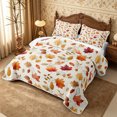 thumbnail image 3 of Erosebridal Autumn Leaves Quilt Full 3-Piece,Fall Foliage Full Bedspread Sets,Multi,1 Coverlet and 2 Pillowcases, 3 of 7