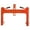 Orange color, variant on 3 Point Quick Hitch Category 1, 3000 LBS Lifting Capacity Tractor Quick Hitch, 27.5" Between Lower Arms, 14.5" ~17.5" Level Adjustment, Quick Hitch Adaptor to Category 1 and 2 Tractors