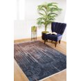 thumbnail image 5 of Isim Navy Modern Polyester Area Rugs for Living Room Washable Rugs Boho Moroccan Area Rug Soft Geometric Bohemian Distressed Indoor Rug for Bedroom Dining Room Office Foldable Nonslip Rug, 5 of 9