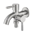 thumbnail image 1 of Washing Machine Faucet Double Outlet Wash Basin Mop Pool Extension Faucet, 1 of 9