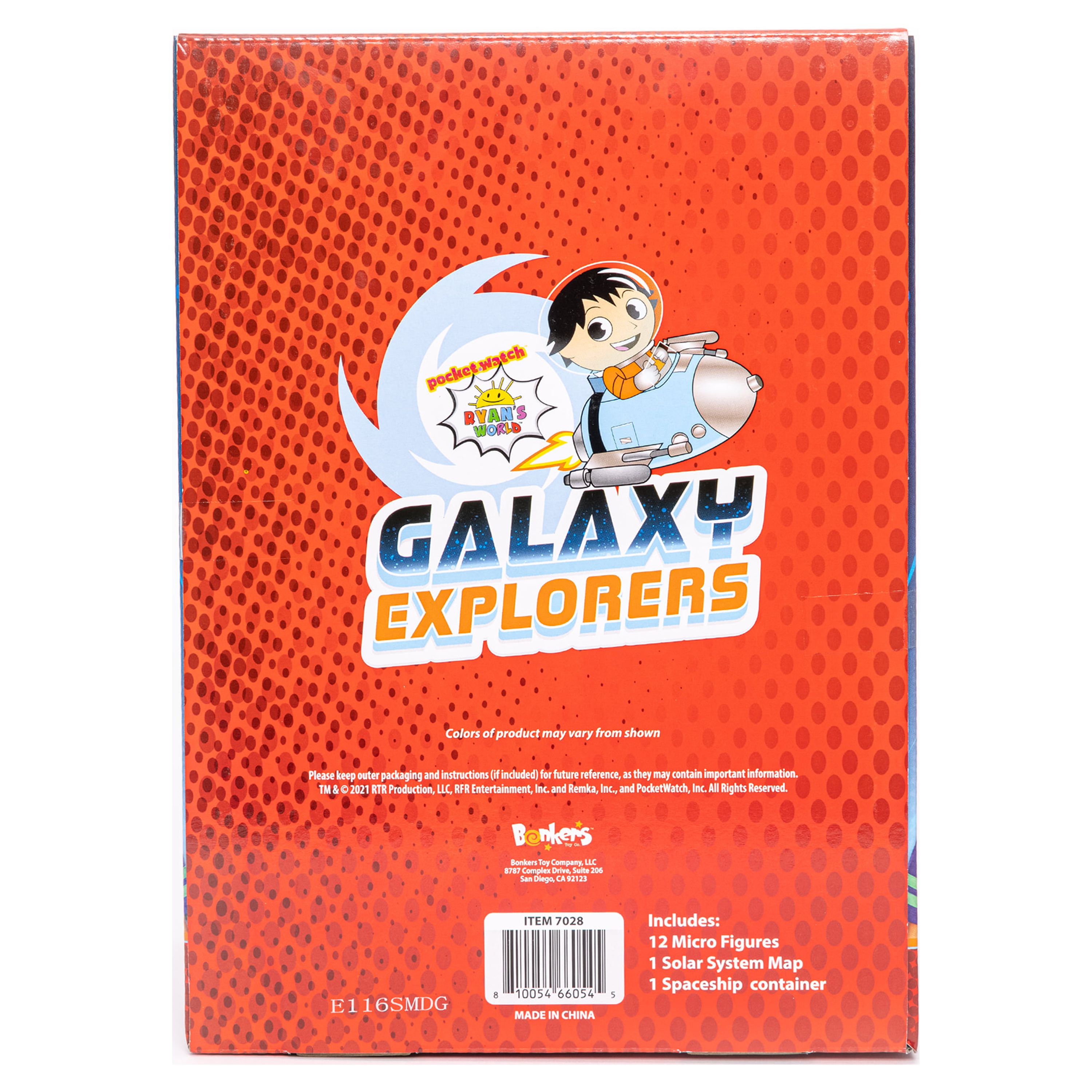 Ryan's World Galaxy Explorer Rocket 12 Pack Micro Figure Playset Toy - image 3 of 9