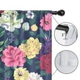 thumbnail image 4 of Blackout Kids Curtains,Pioneer Flower Floral Print Pattern Childrens Insulated Curtains Set Of 2,Bedroom Essentials,Toddler Room Decor 42"x54", 4 of 5