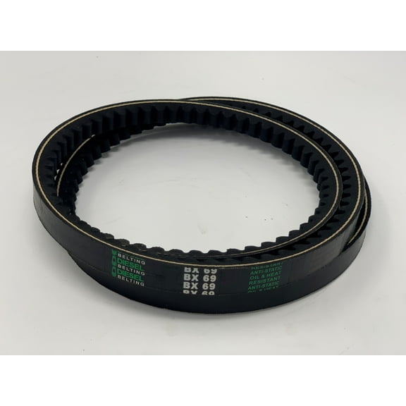 BX69 Classic Cogged V-Belt 21/32 x 72in Outside Circumference