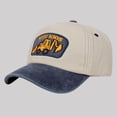 thumbnail image 5 of CYRBOKO Cotton, Breathable Cotton Adjustable Running Baseball Caps for Kids Beige Size 2-6 T, 5 of 6