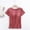 Red, variant on SHITINN Short Sleeved T Shirt with Chest Pad Bra Cup Semi Sleeve Vest Pajamas Athletic Crop Tops 3x Sleeveless Shirts Active Loose Tops for Women Womens Top Loose Fit Half Top Muscle Shirt Women
