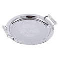 thumbnail image 4 of Bandeja de Servicio redonda perfecl de acero inoxidable con asas, 4 of 8