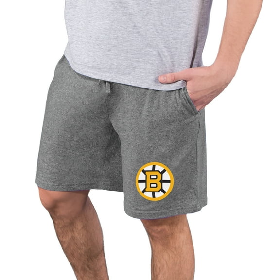 Men's Concepts Sport  Charcoal Boston Bruins Quest Knit Jam Shorts