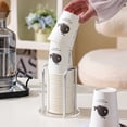 thumbnail image 3 of Sunjoy Tech Disposable Paper Cup Holder Tea Cups Dispenser Coffee Mug Rack Stand for Home Kitchen Cafe Bar Organizer Cup Storage Shelf Supplies, 3 of 8