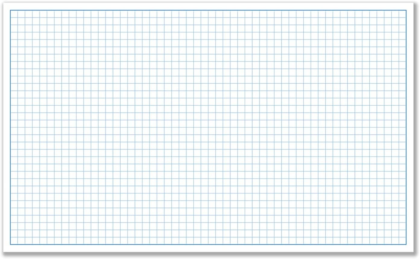 11x17 quadrille grid blueprint and graph paper 5 pads 50 sheets per pad walmart com