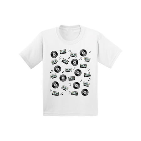 

Girls Graphic Tees - Cassettes Retro Toddler Shirts
