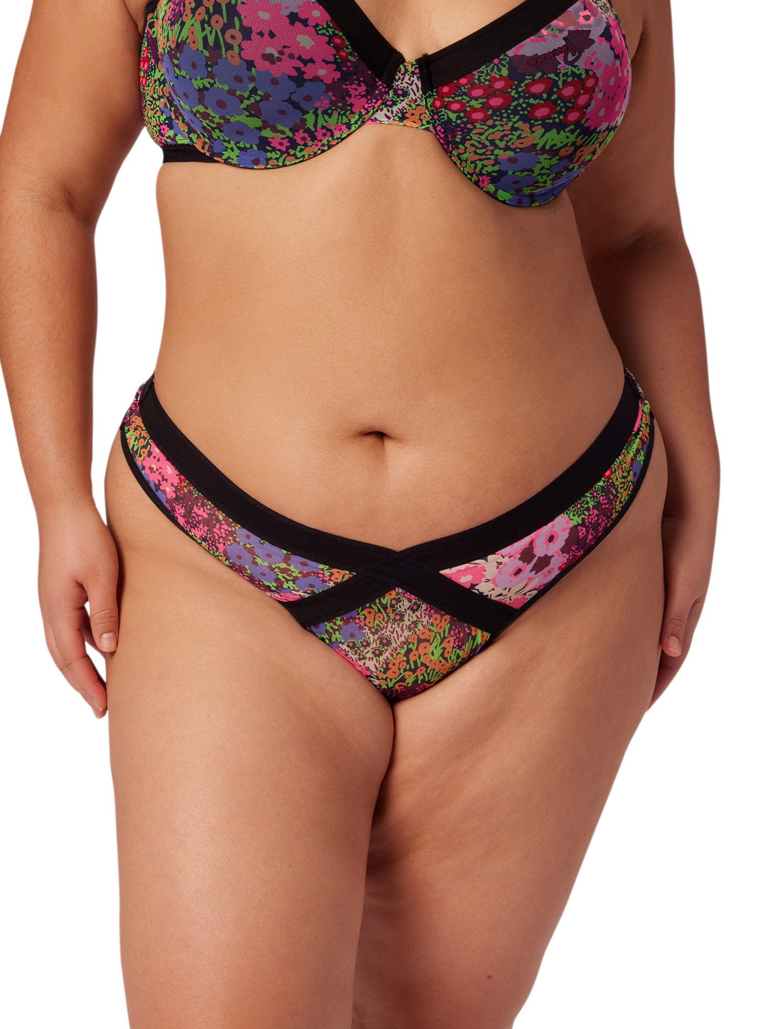 Parade Mesh Strappy Thong Underwear, 2-Pack, Sizes XS to 3XL