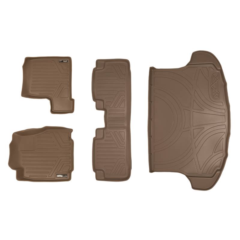 Maxliner Custom All Weather 1st 2nd Cargo Floor Mat Tan For 2007