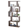 thumbnail image 6 of ZENSTYLE 5-Tiers Bookshelf Display Storage Shelf Natural Freestanding Bookcase Home Office, 6 of 9